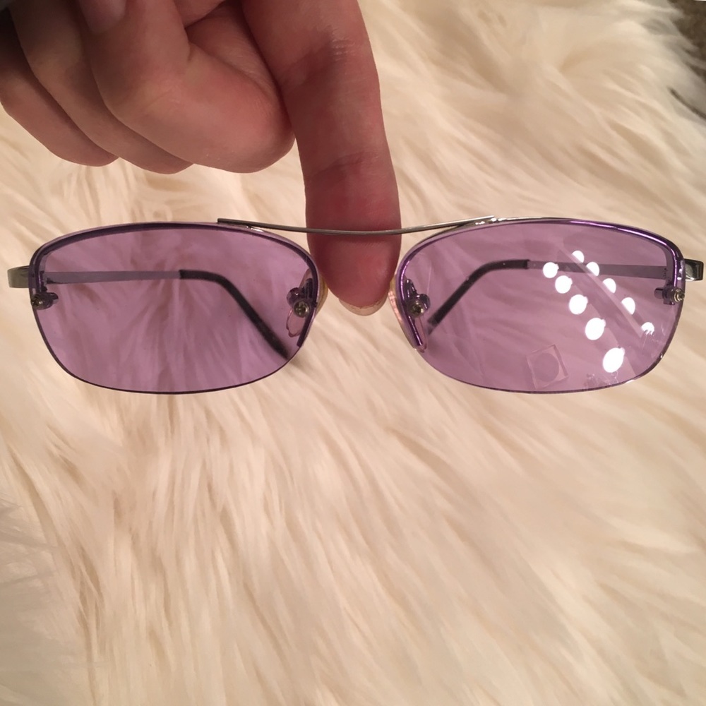 Vintage Late 90s early 2000’s purple sunglasses